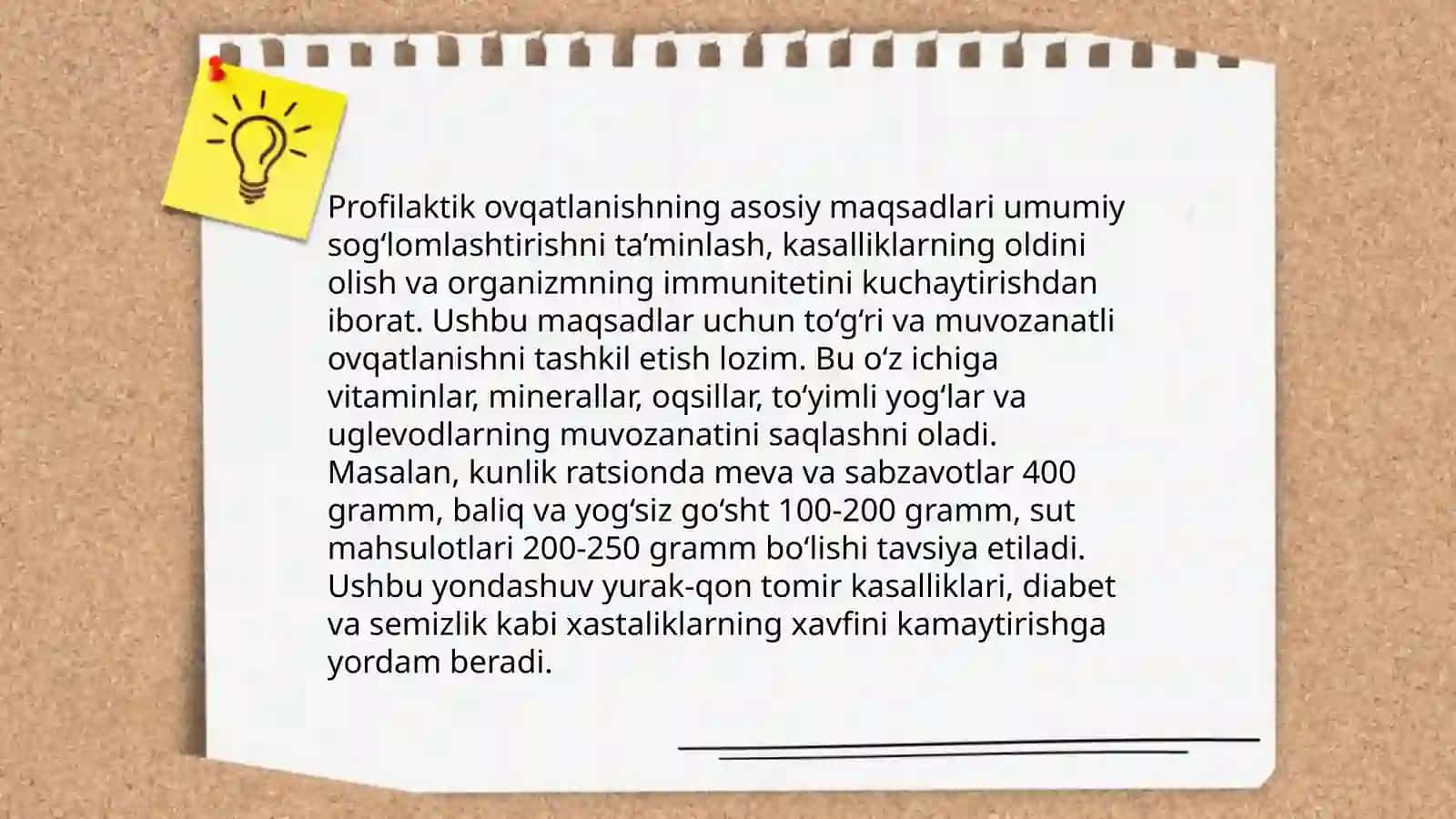 Zaharli kasbda ishlovchi ishchilarga davolovchi profilaktik ovqatlar berish va ularga gigienik talablar 4