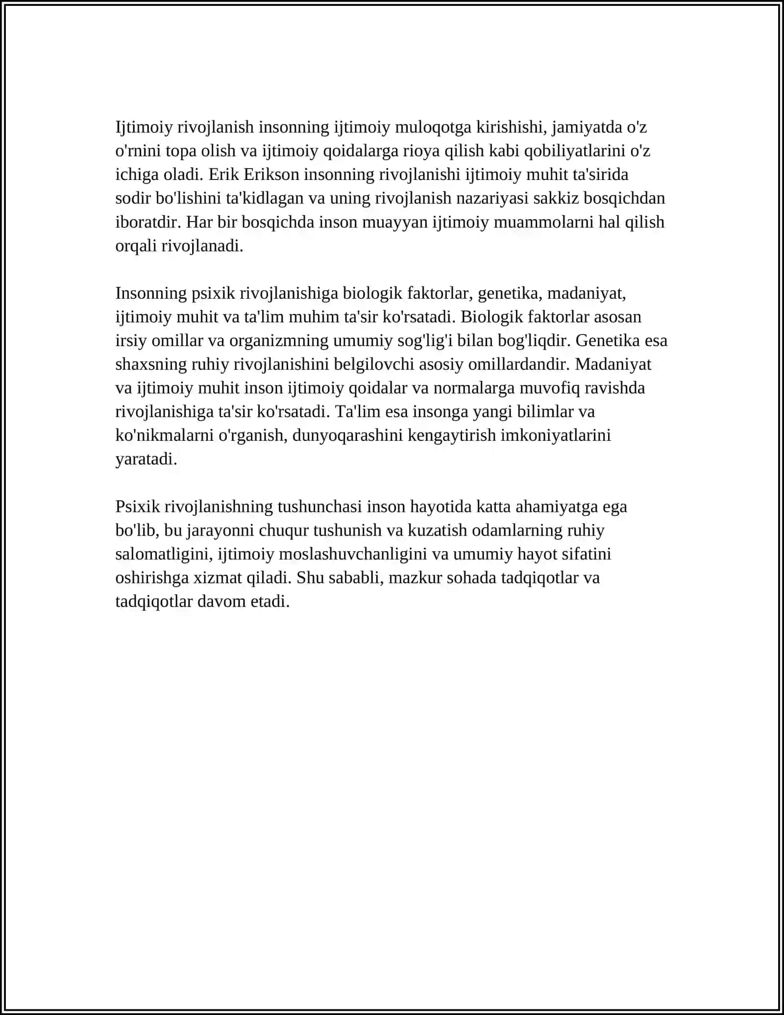 Psixik rivojlanish va uning davr lashtirish muammosi 4