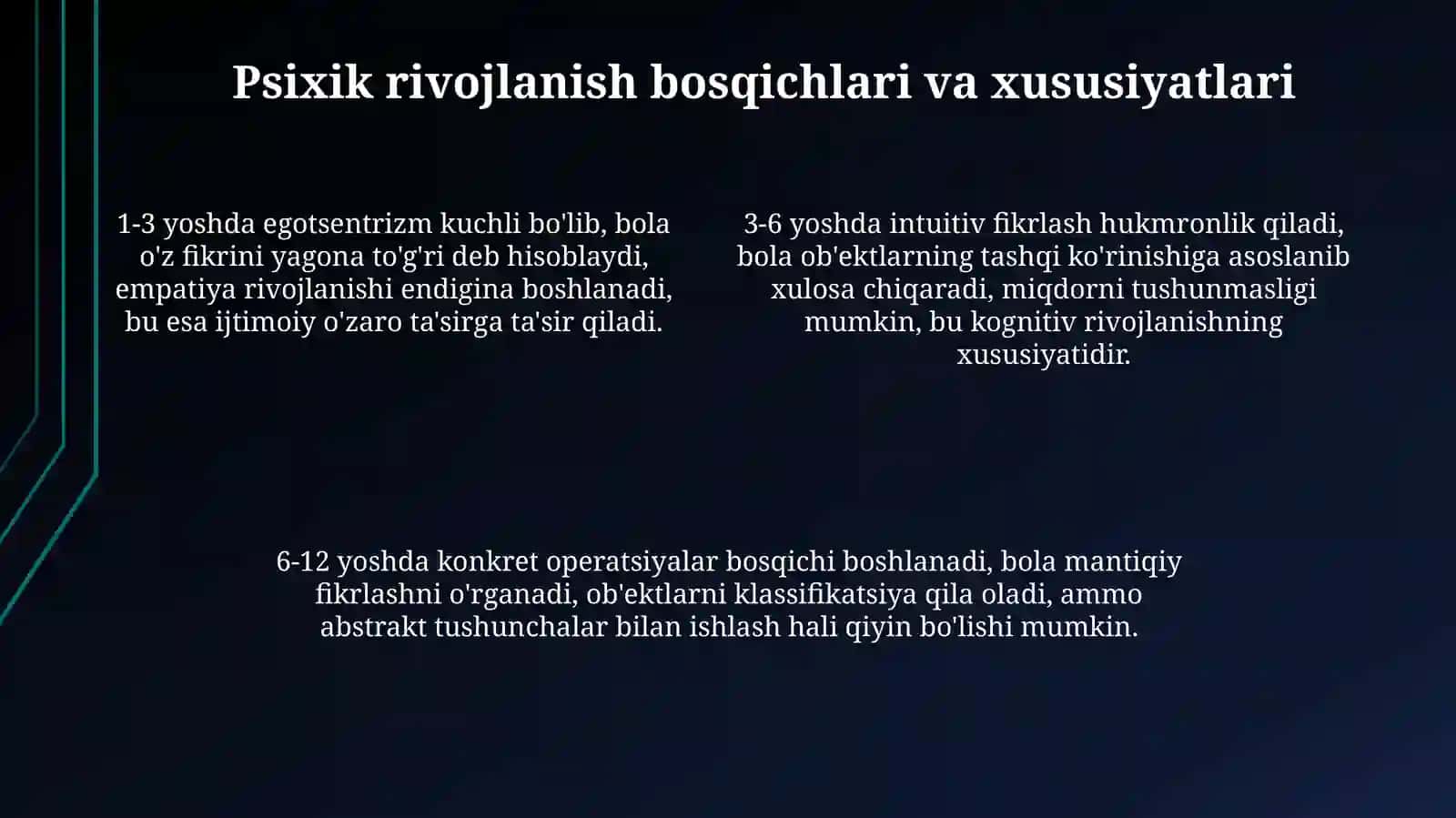 Ilk bolalik davrida psixik oʻsish 4