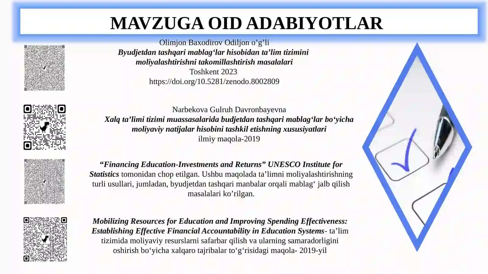Byudjetdan tashqari mablag‘lar ishlab topishda loyihalardan foydalanish 4