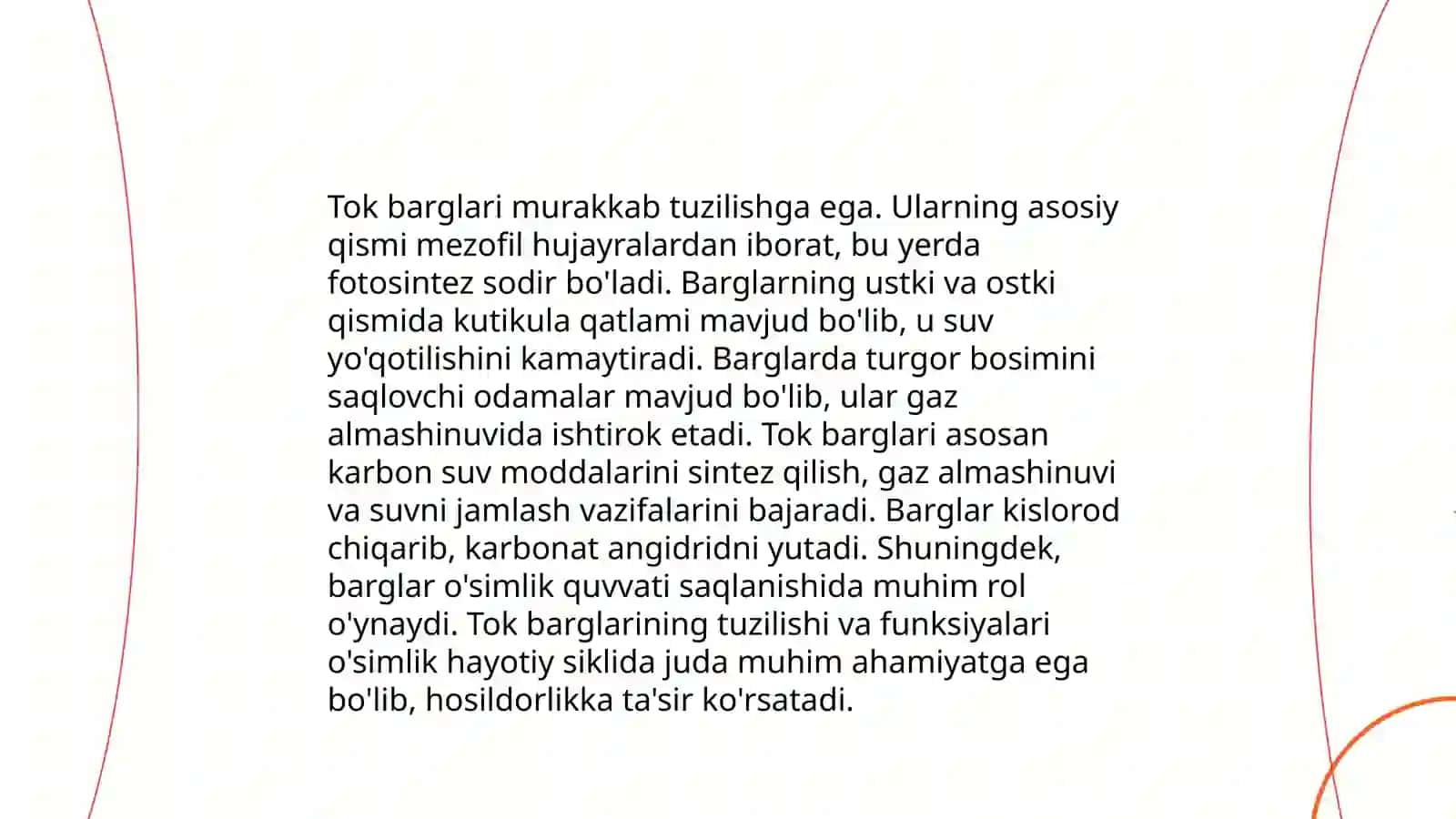 Tok o'simliklar va rezavor mevalar morfologiyasi 4
