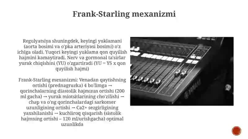 Yurak faoliyatini boshqarilishi 4