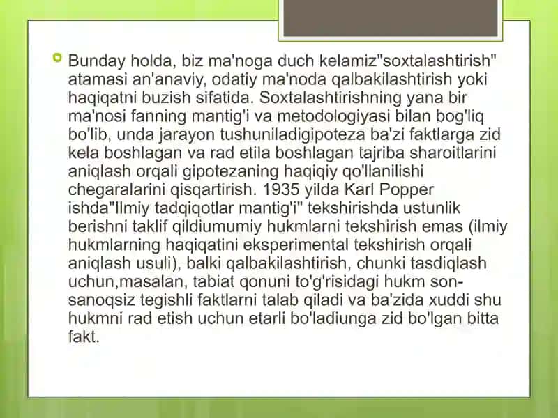 Axborottizimida falsifikasiya metodi 4