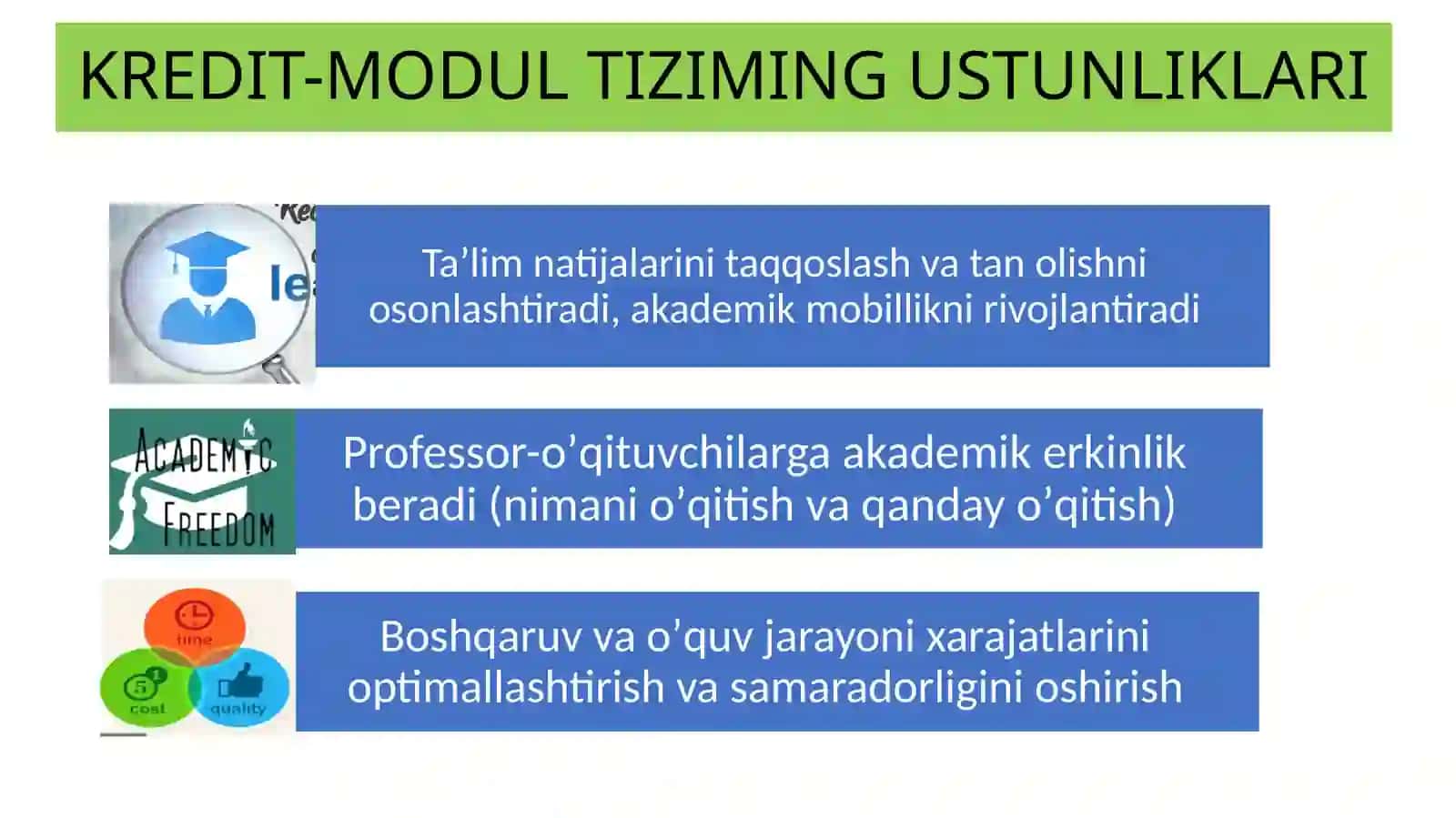 TOShKENT davlatIQTISODIYOTuniversitetiDАKREDIT-MODUL TIZIMINI JORIY ETIlishi 4