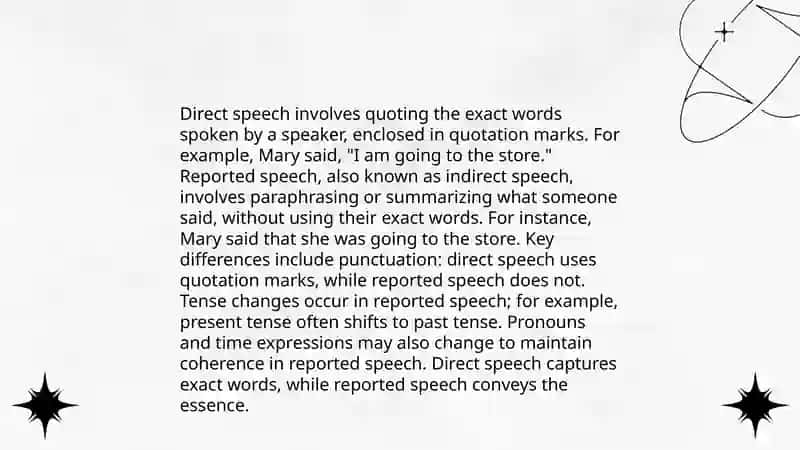 Reported Speech 4
