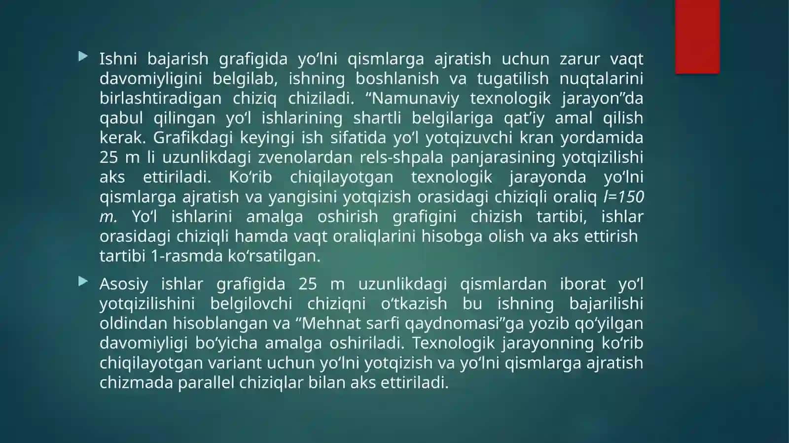YO‘LTUZILISHI VA UNDAN FOYDALANISHfanidan15-Amaliymashg‘ulot 4