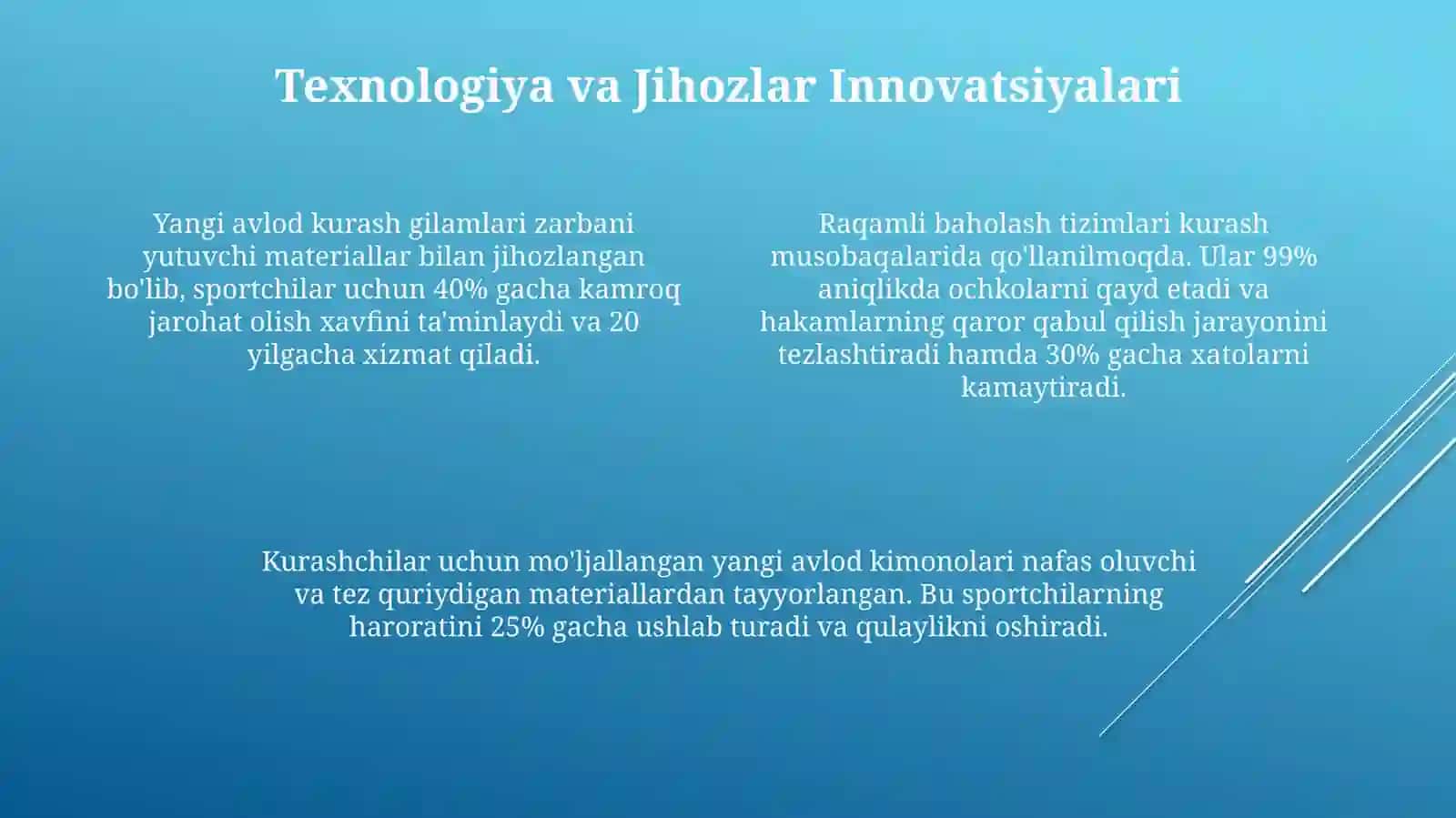 Kurash sohasiga oid inovatsion yangiliklar 4