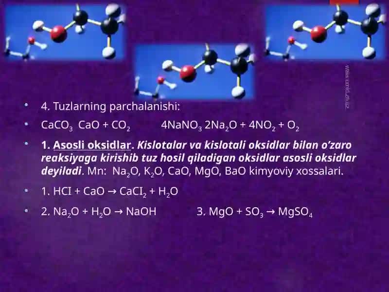 Anorganik birikmalar 4