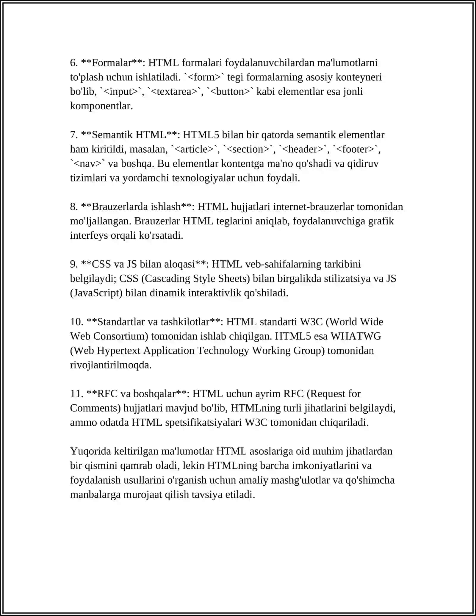 HTML DASTURI 4