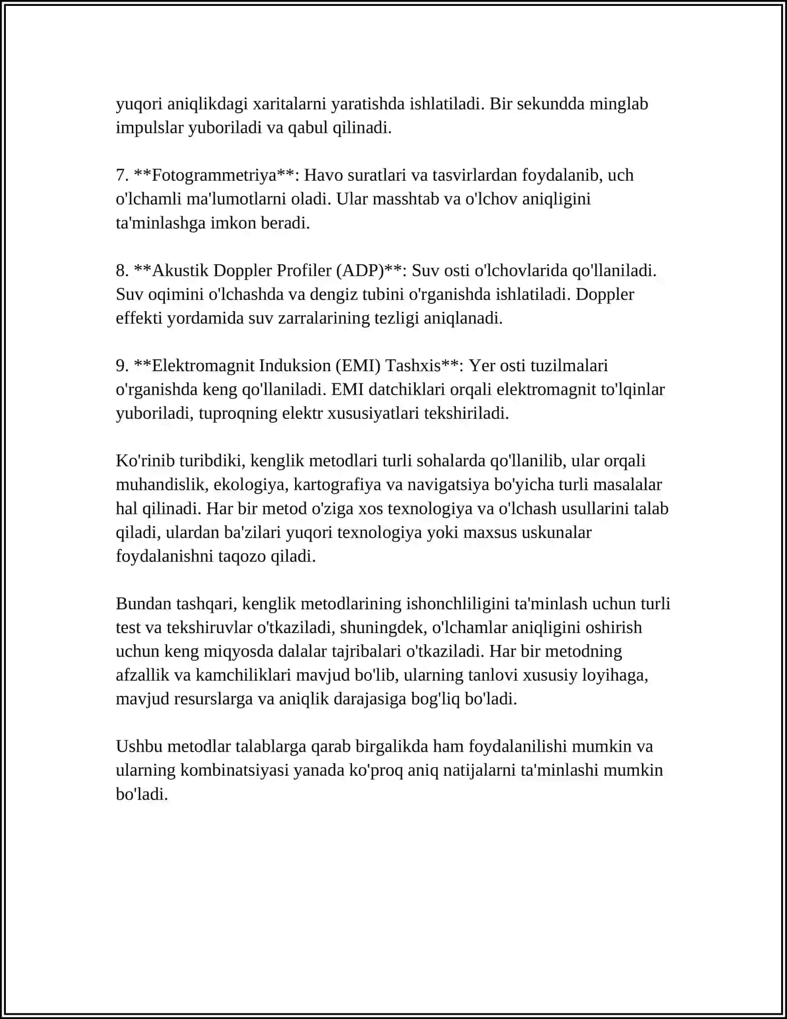 OCHIQ SUV OQIMLARINI KESIB OʻTISH USULLARI 4