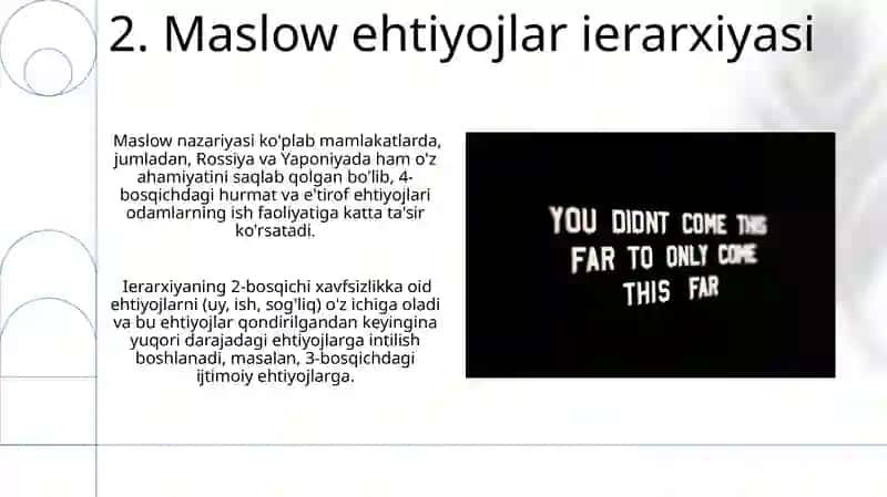 Ichki va tashqi motivatsiyalarning umumiy tasnifi 4