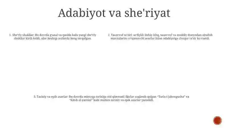 Ix-Xiii Asrlarda OʻZbekiston Madaniyati Va SanʼAti 4