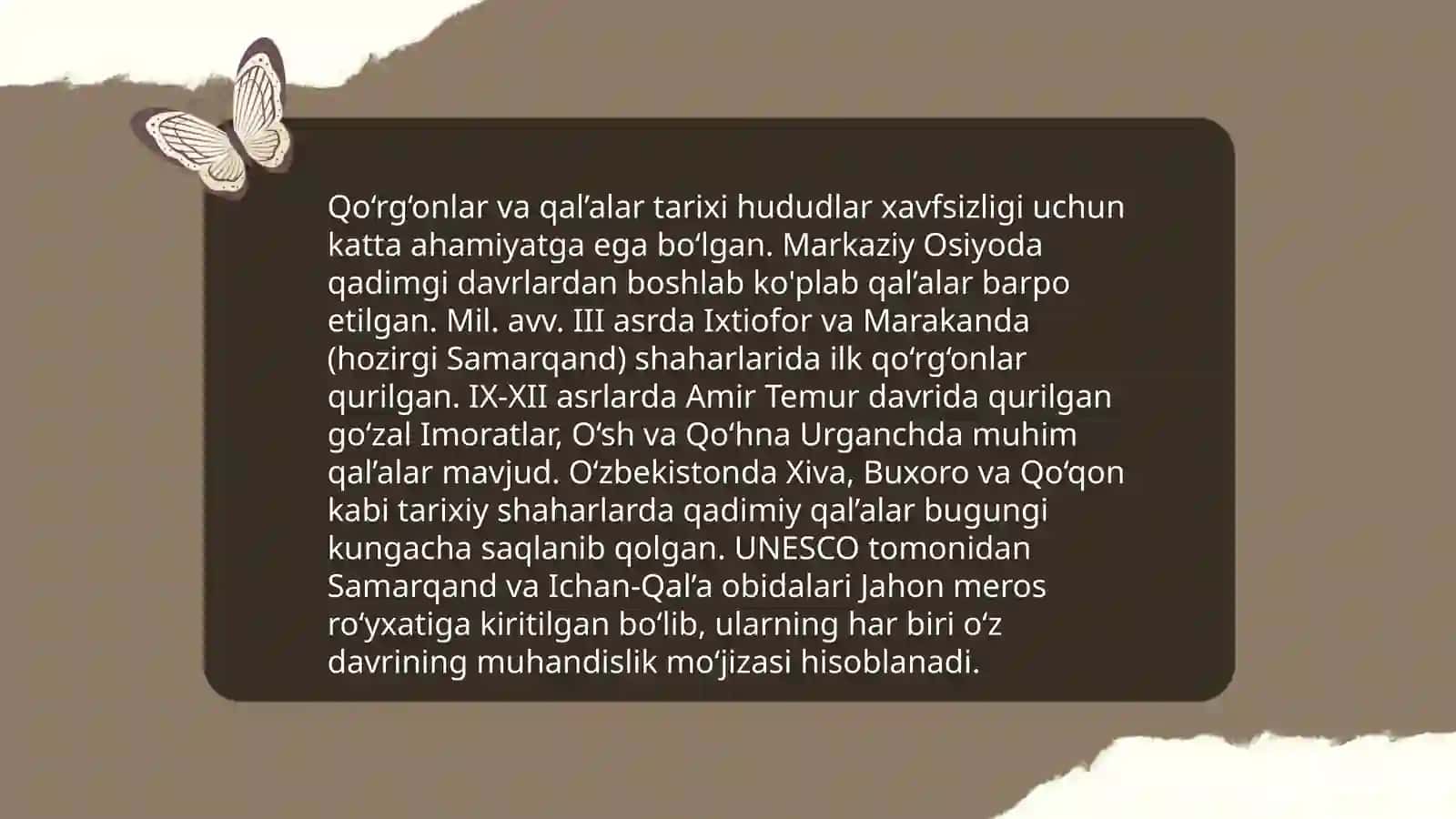Qadimgi mudofaa inshootlari tarixi 4
