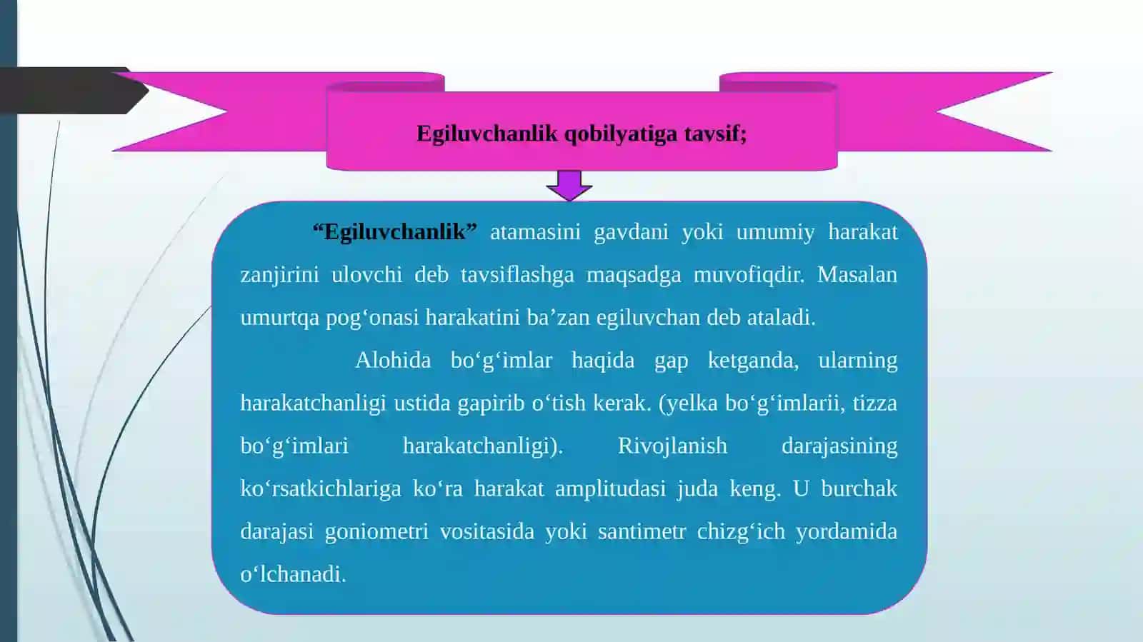 Egiluvchanlik qobilyatini tarbiyalash 4