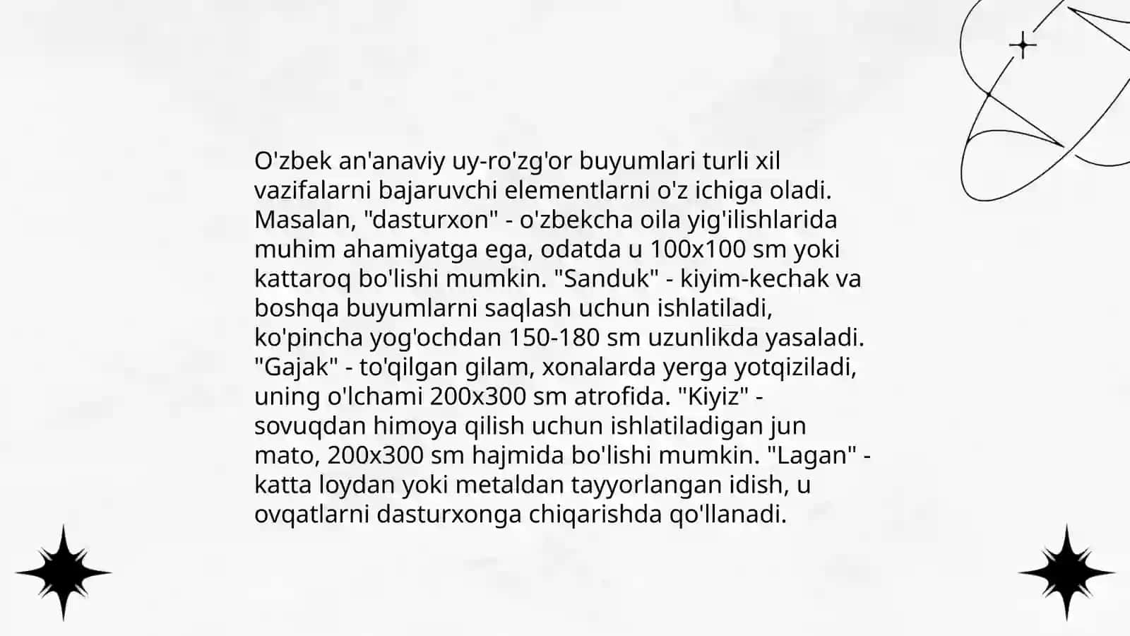 Kashtachilik va zamonaviy buyumlash, uy-roʻzgʻor buyumlari 4