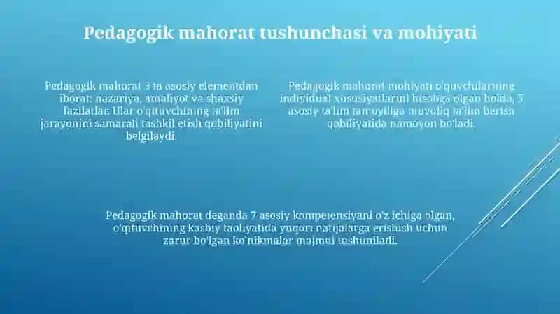 Pedagogik mahorat fanining nazariy asoslari va uning shaxs faoliyatidagi ahamiyati 4