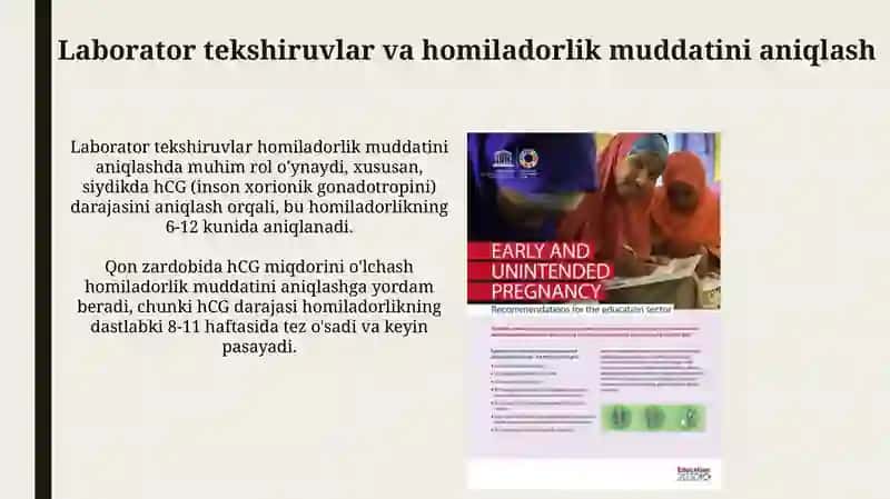 Antenatal parvarish milliy standarti 4