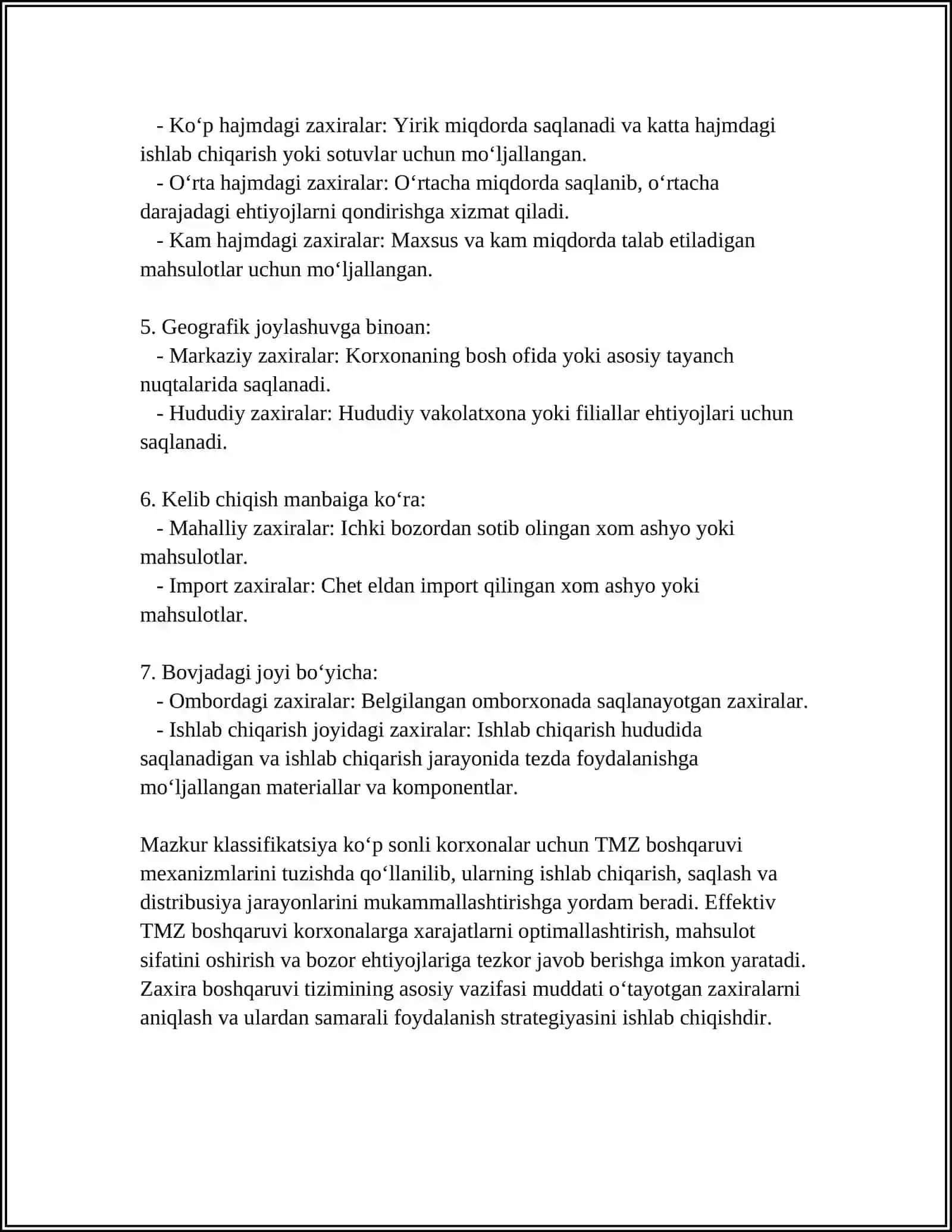 TOVAR-MODDIY ZAXIRALAR HISOBI 4