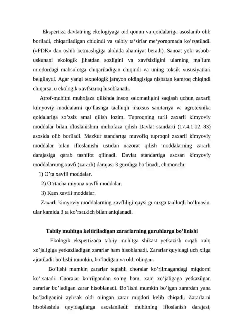 Ekologik Ekspertiza va Ekologik Auditni Tashkil Etish 4