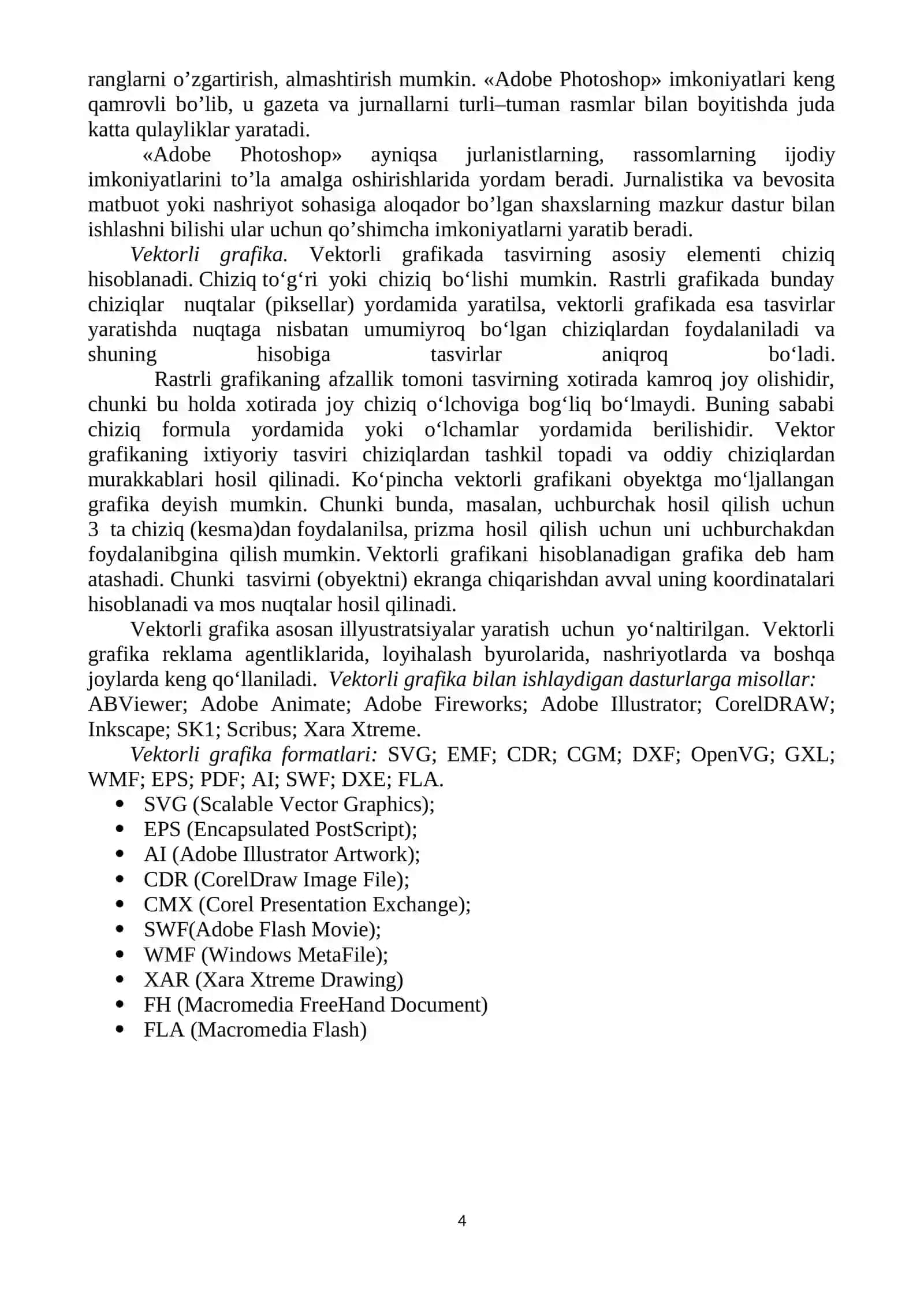 KOMPYUTER GRAFIKASI VA UNING TURLARI 4