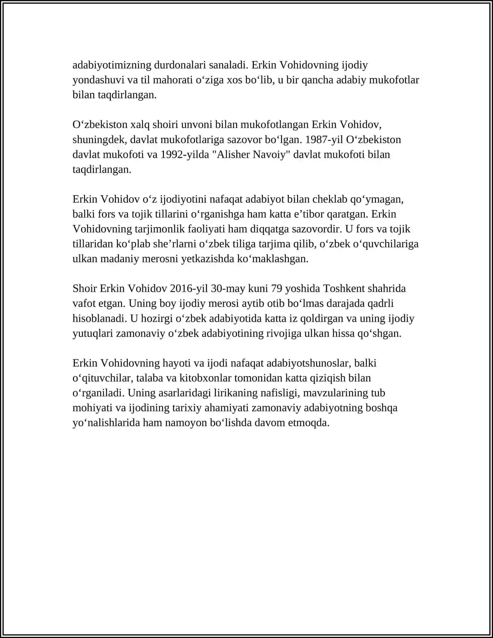 ERKIN VOHIDOV ISTANBUL FOJIASI 4