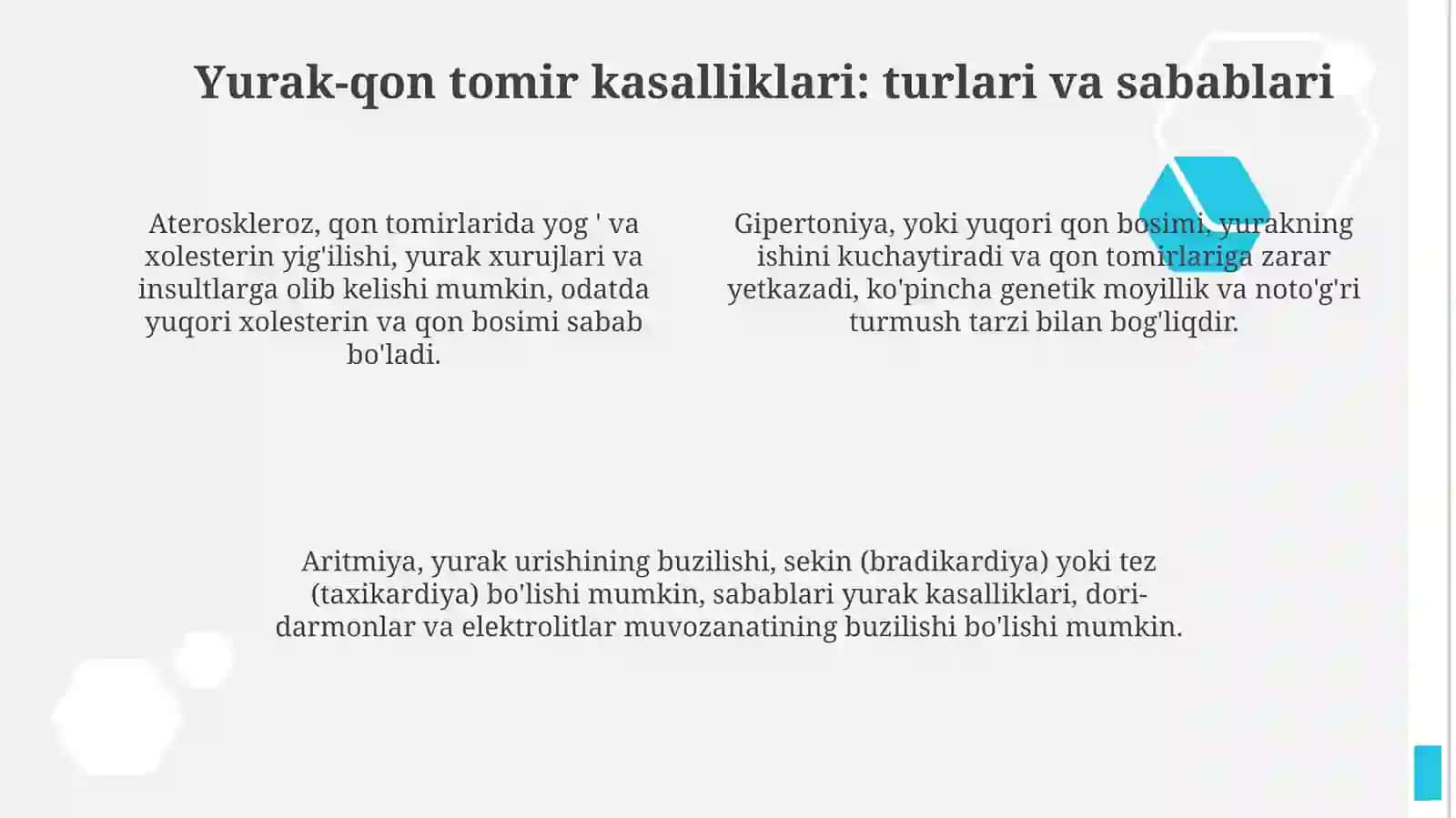 Yurak qon tomir sistemasi 4