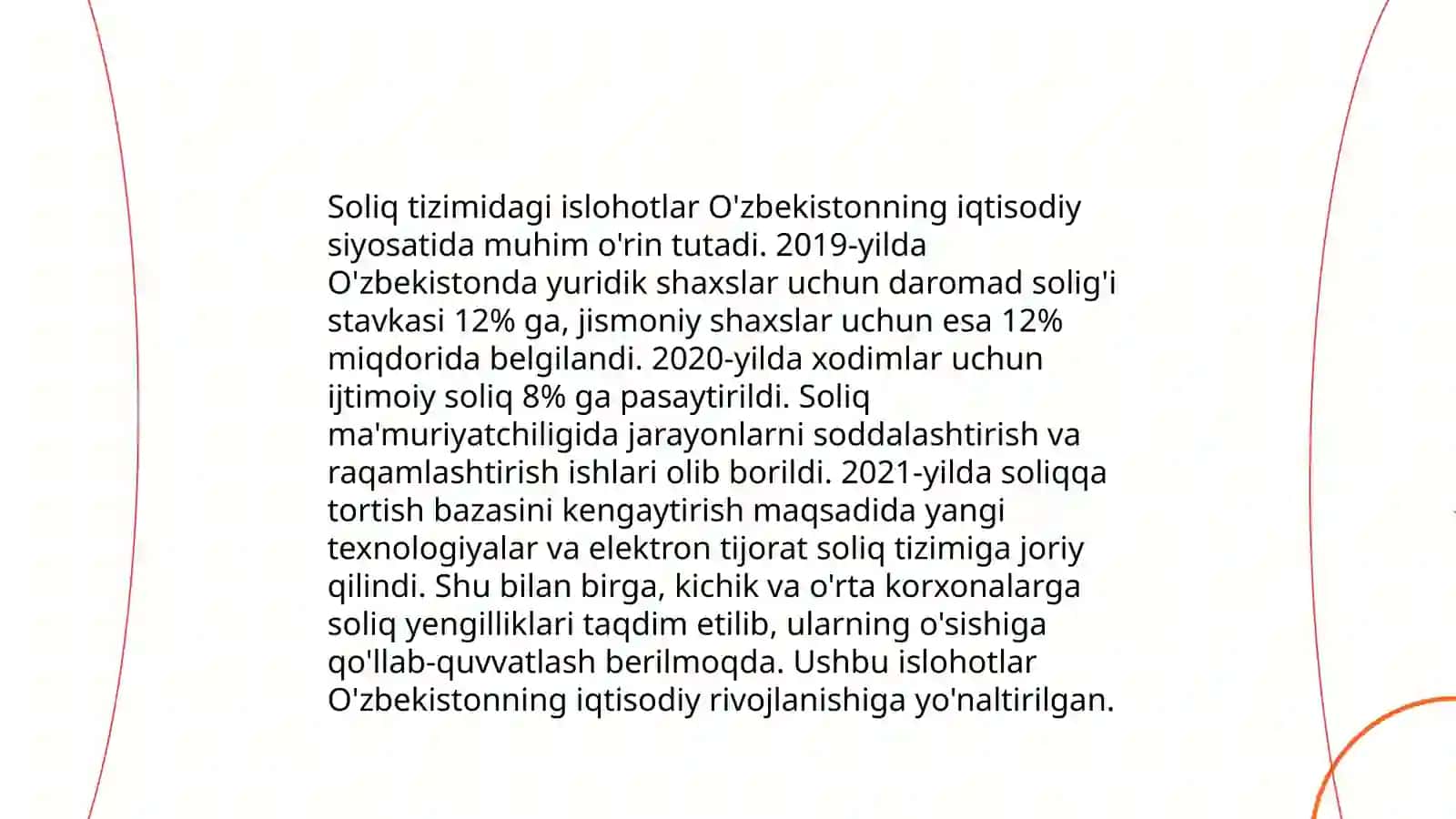 O'zbekistonda iqtisodiy islohotlar davr talabi 4