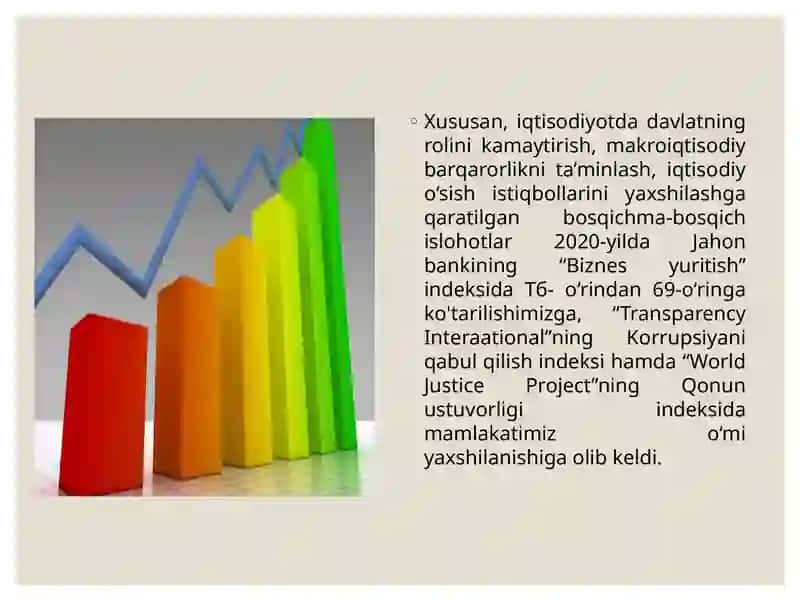 Xalqaro reyting va indekslarda O‘zbekiston pozitsiyasi 4