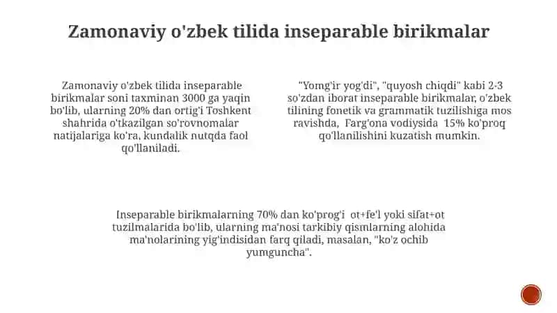 Ajralmas qo'shmalarning tuzilishi va xususiyatlari 4