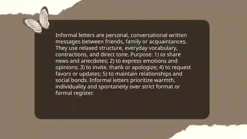 Formal and Informal letters 4