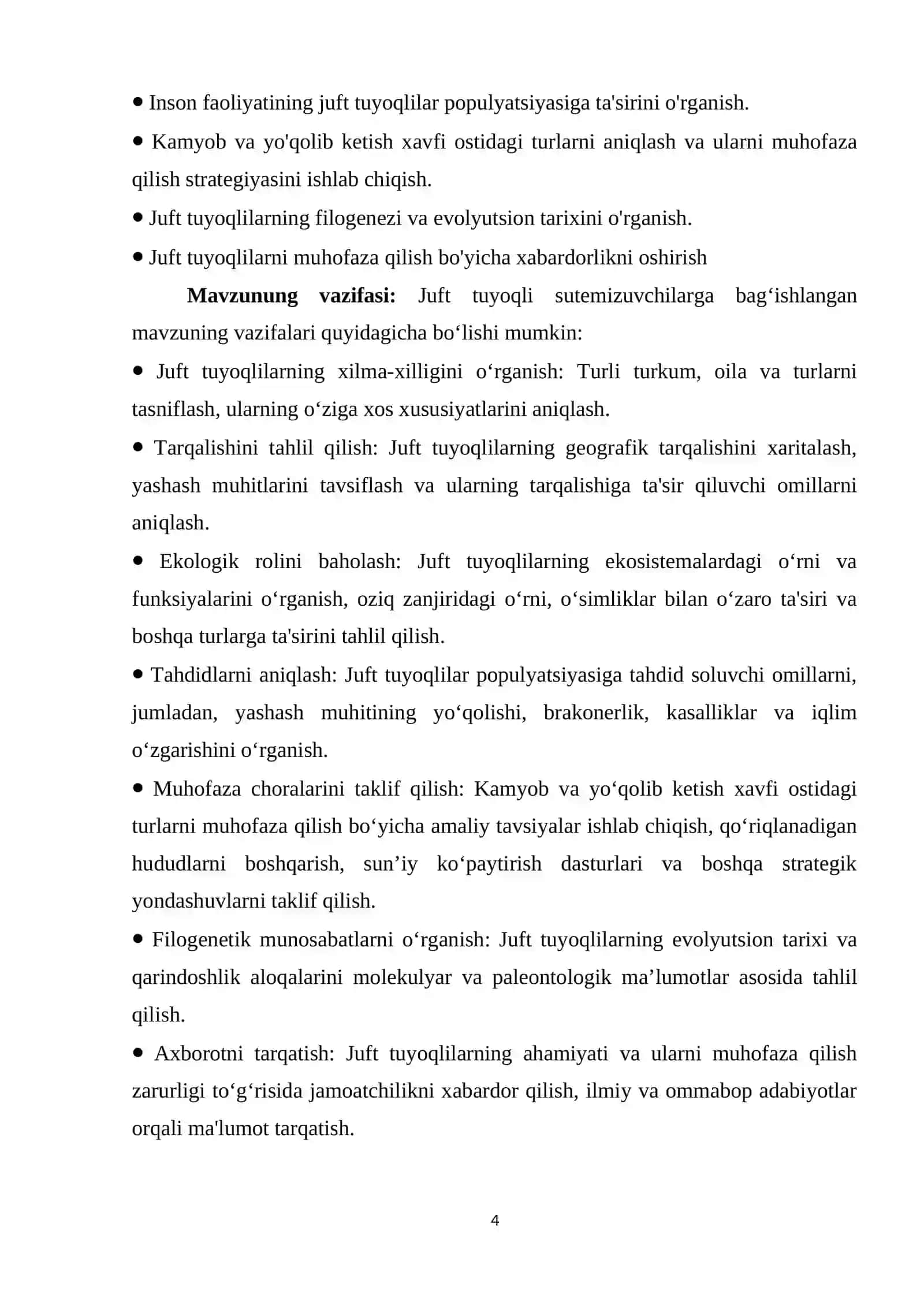 Juft tuyoqli sutemizuvchi hayvonlarning biologik va ekologik xususiyatlari 4