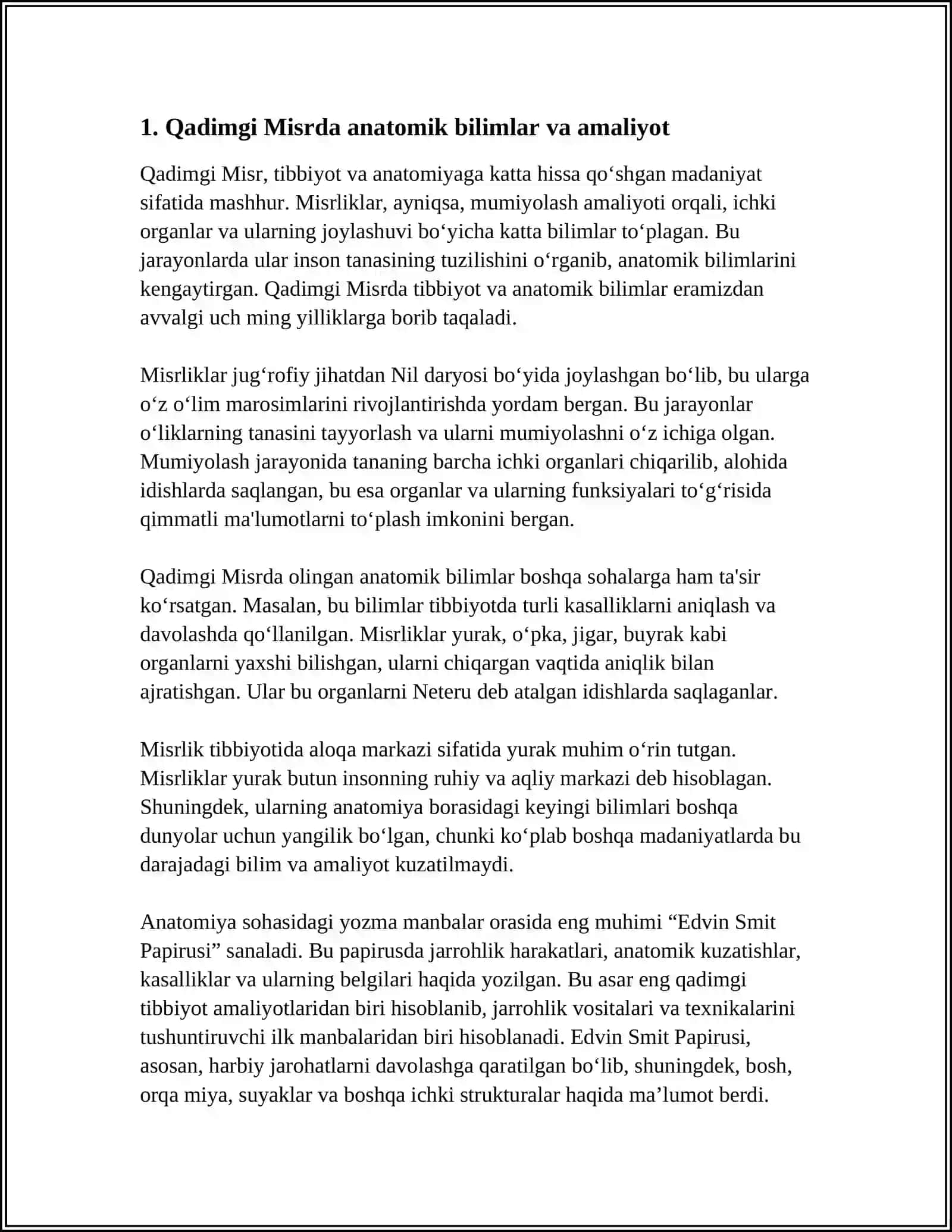 ANATOMIYANING RIVOJLANISH TARIHI 4