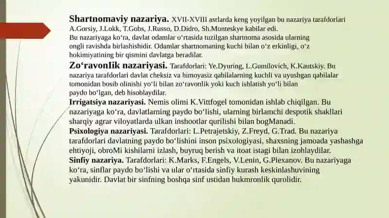 O‘zbek davlatchiligining shakllanishi va dastlabki taraqqiyot bosqichlari 4