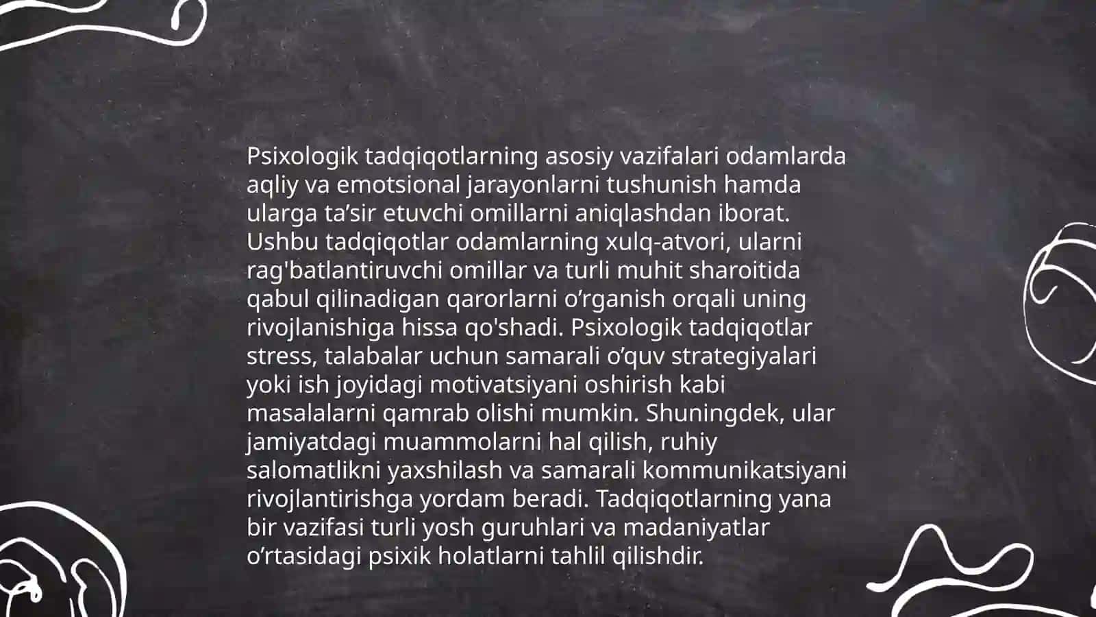 Psixologiya fanining maqsad va vazifalari 4