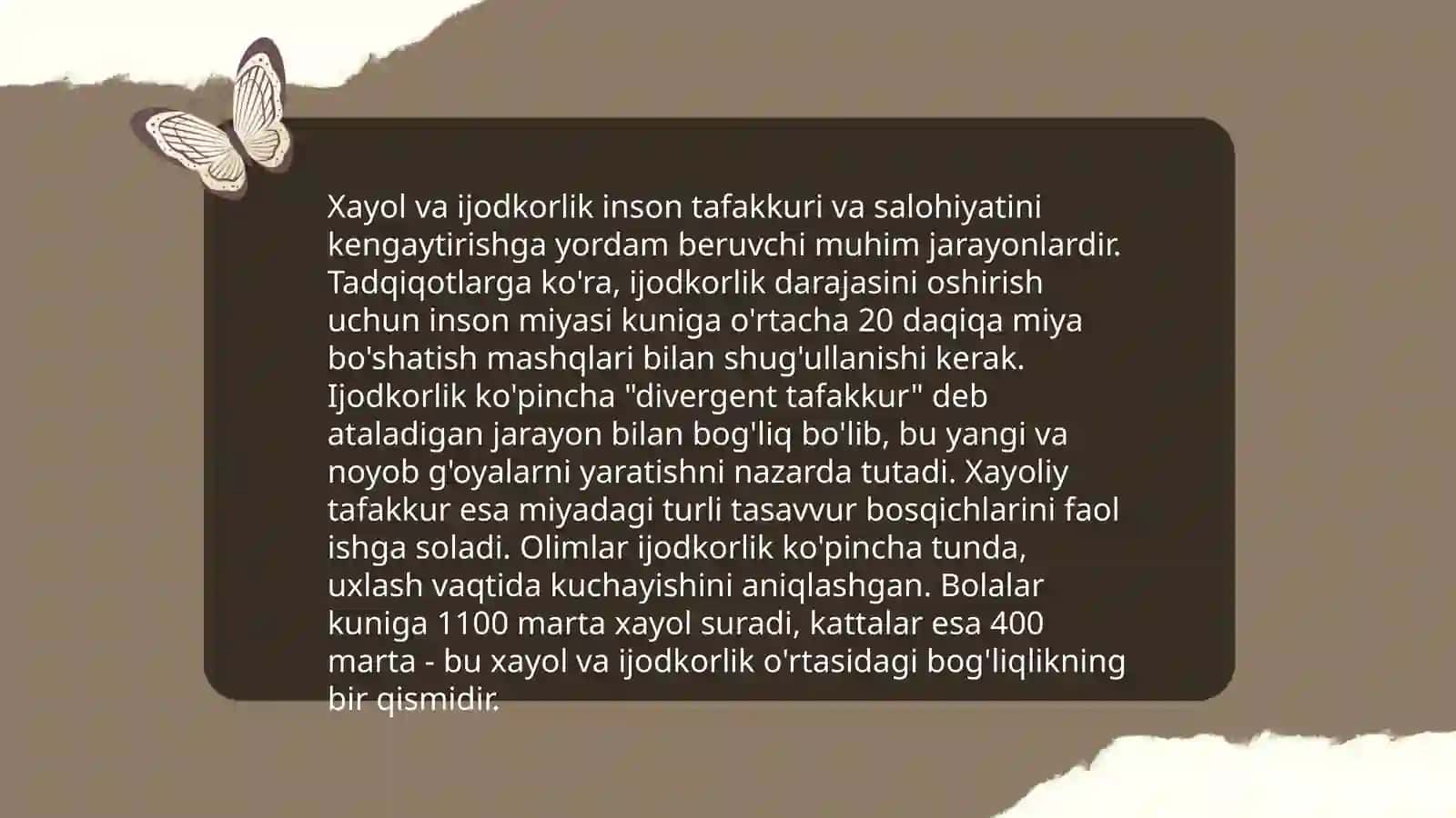 Xayol haqida tushuncha 4