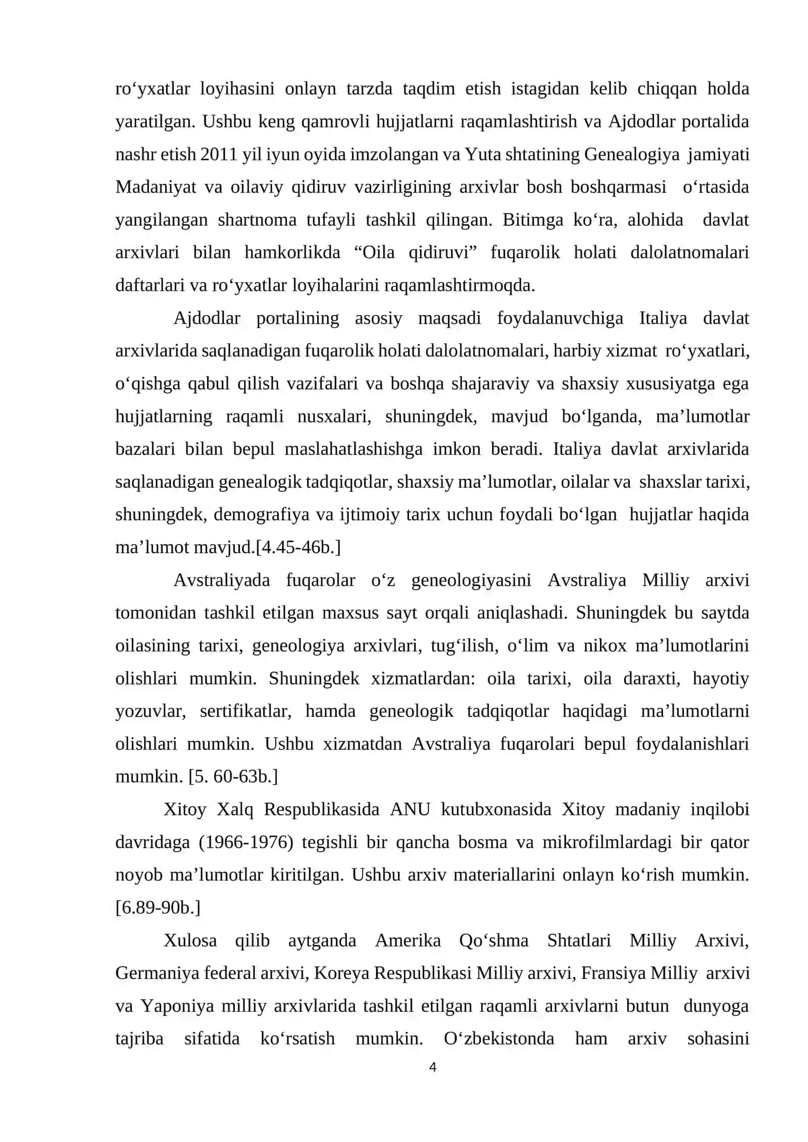 Yevropa mamlakatlarida zamonaviy arxivshunoslik va arxiv ishining o'ziga xos xususiyatlari 4