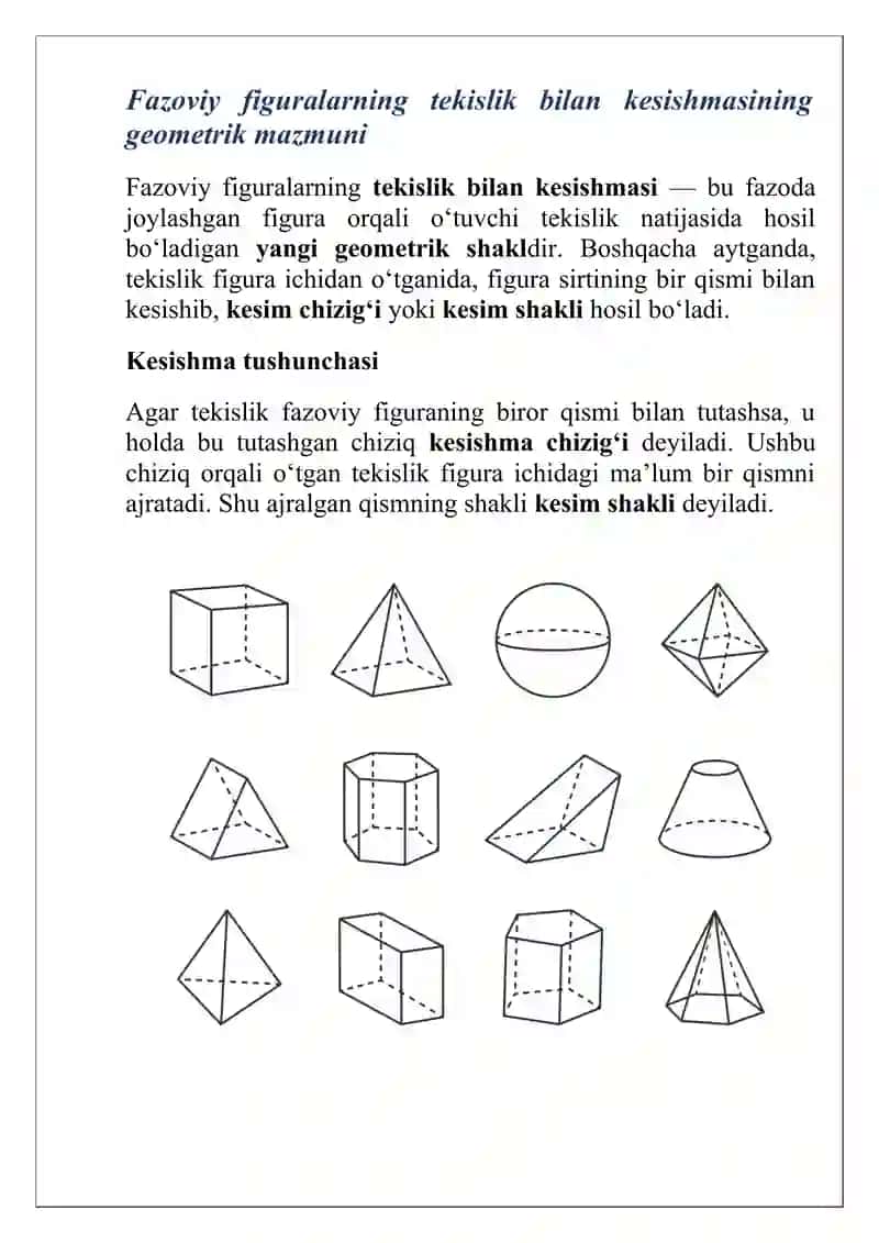 Fazoviy figuralar va tekislik tushunchasi 4