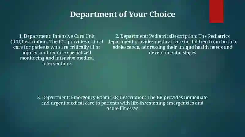 Emergency Department (ED) 4