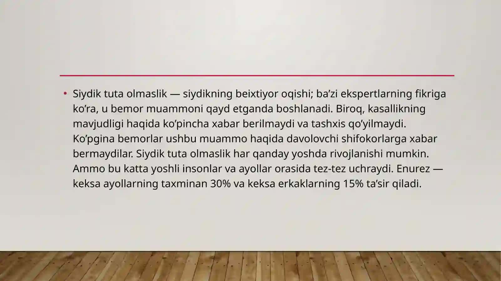 Siydik tuta olmaslik 4