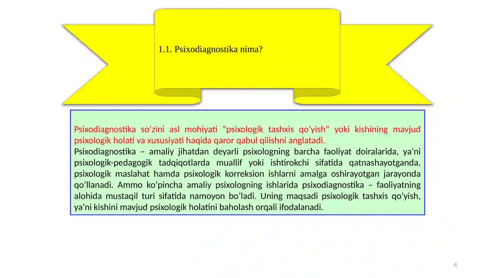 Psixodiagnostika fani maqsad va vazifalari 4