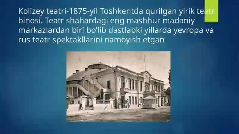 Rossiya imperiyasi mustamlakasi davrida Turkistonda madaniyat va san’at 4
