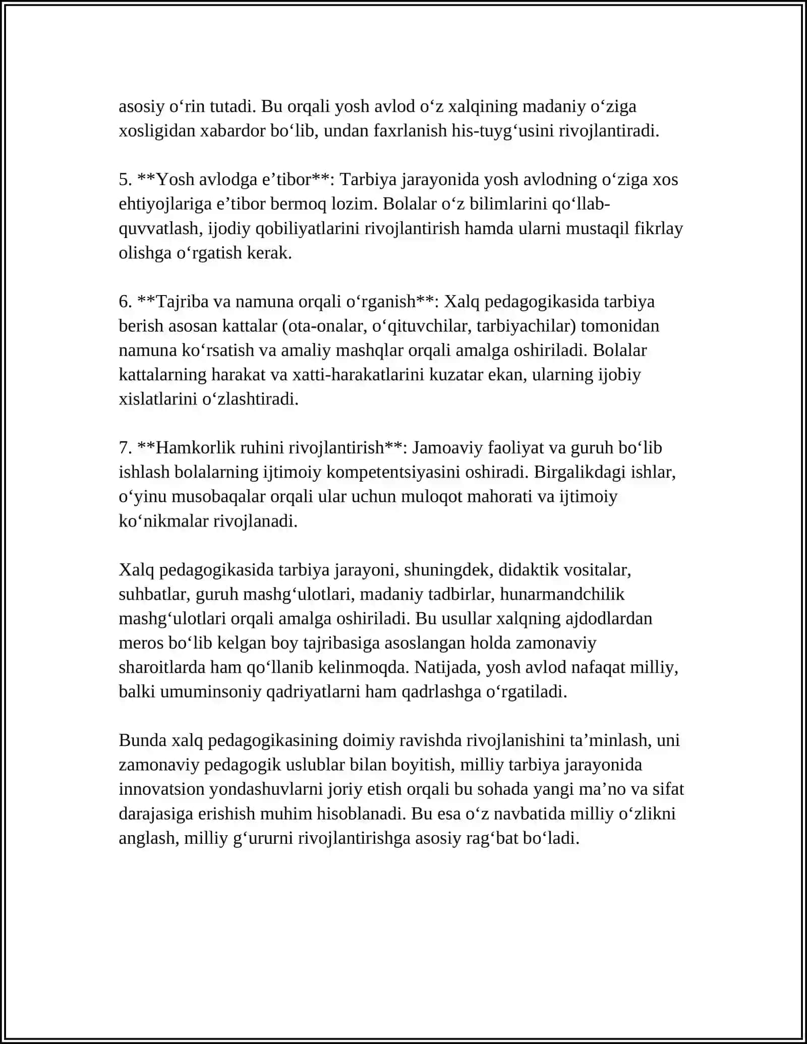 XALQ PEDAGOGIKASIDA TARBIYA USULLARI 4