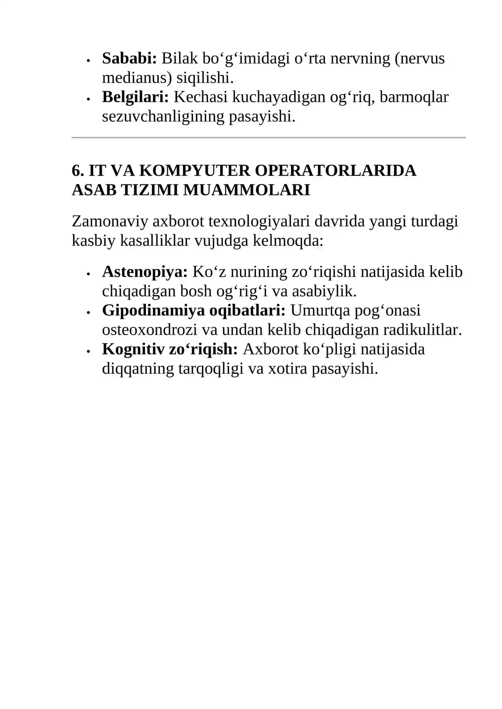 ASAB TIZIMINING KASBGA ALOQADOR KASALLIKLARI 4