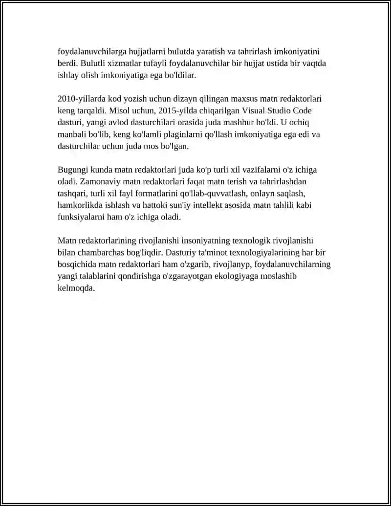 ZAMONAVIY MATN REDAKTORLARI 4