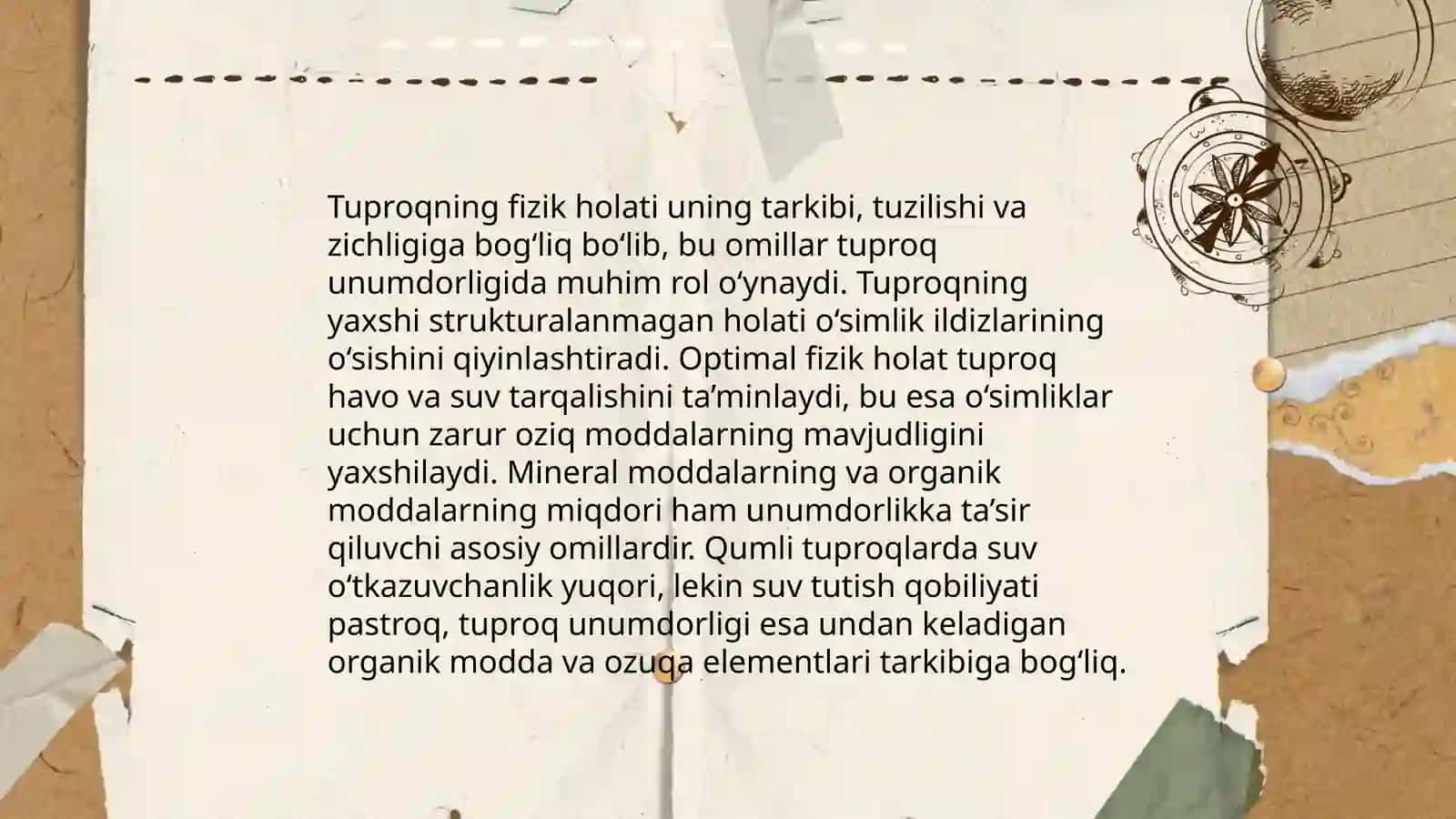 Tuproq unumdorligi va uning ahamiyati 4