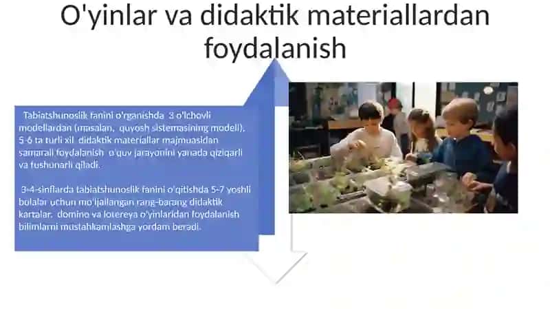 3-4-sinf Tabiiy fanlar predmetini oʻqitishning metodik xususiyatlari 4