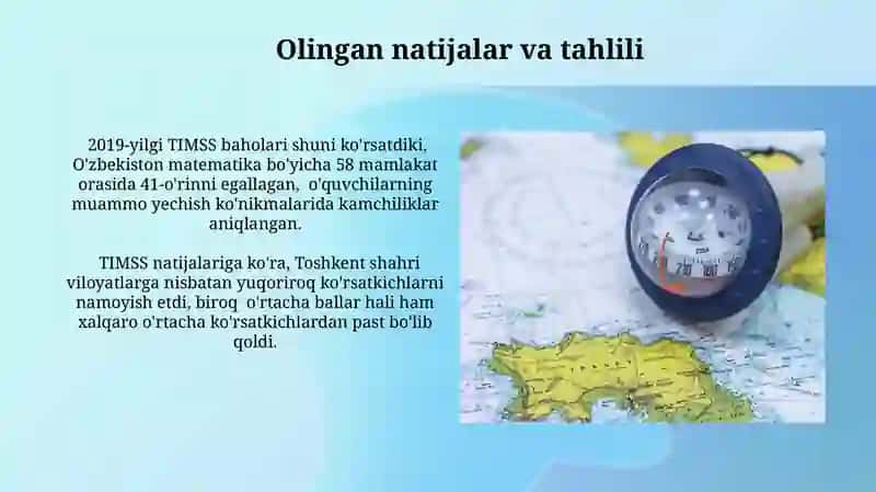 Xalqaro baholah TIMSS 4