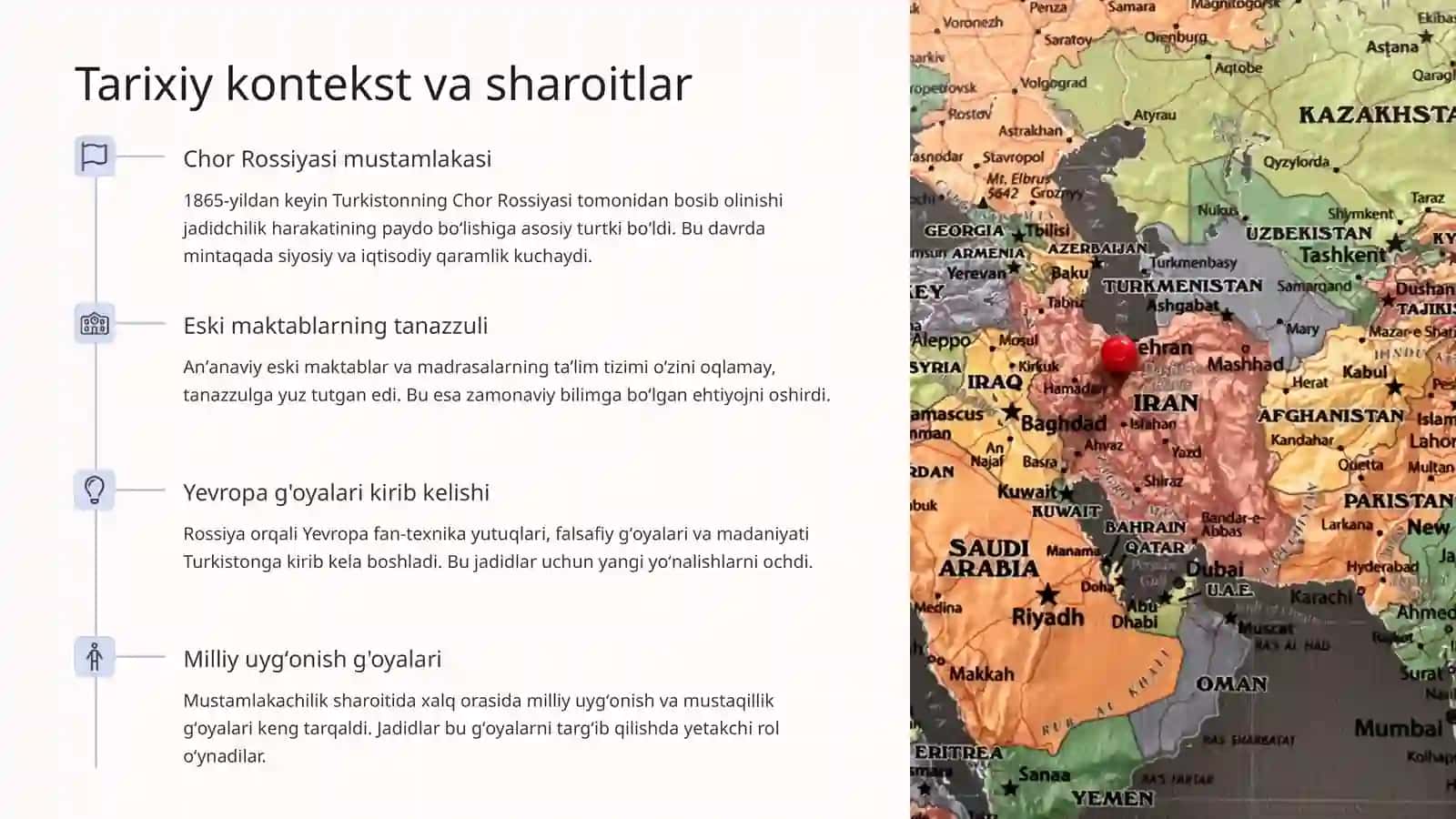 Jadid ma'rifatparvarlarining oʻtmishdagi roli 4