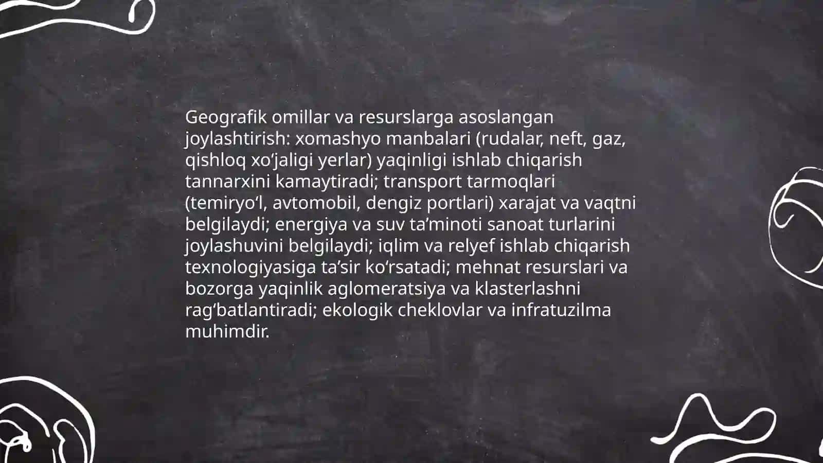 Sanoat tarmoqlarini joylashtirishning nazariy asoslari 4