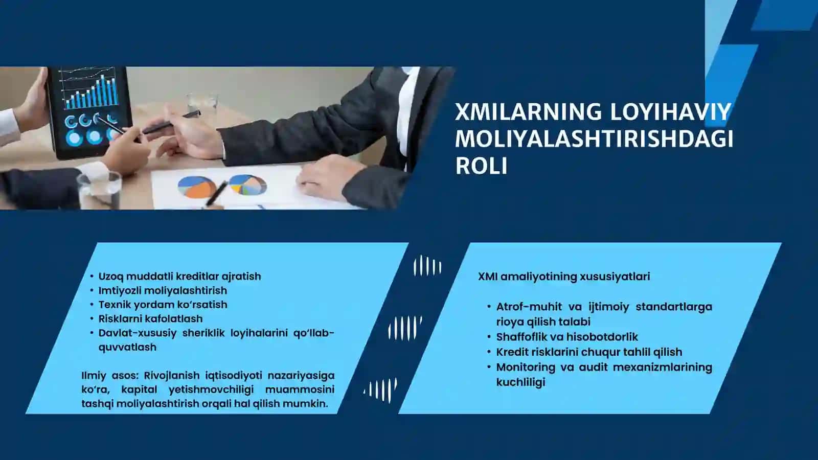 Xalqaro moliya institutlari (XMI) amaliyoti 4